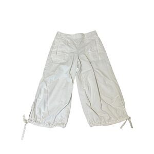 Anthropologie Pilcro Crop Drawstring Cotton Pants Size XS/S